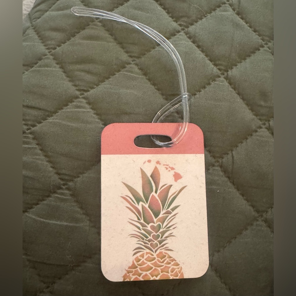 Pineapple Luggage Tag